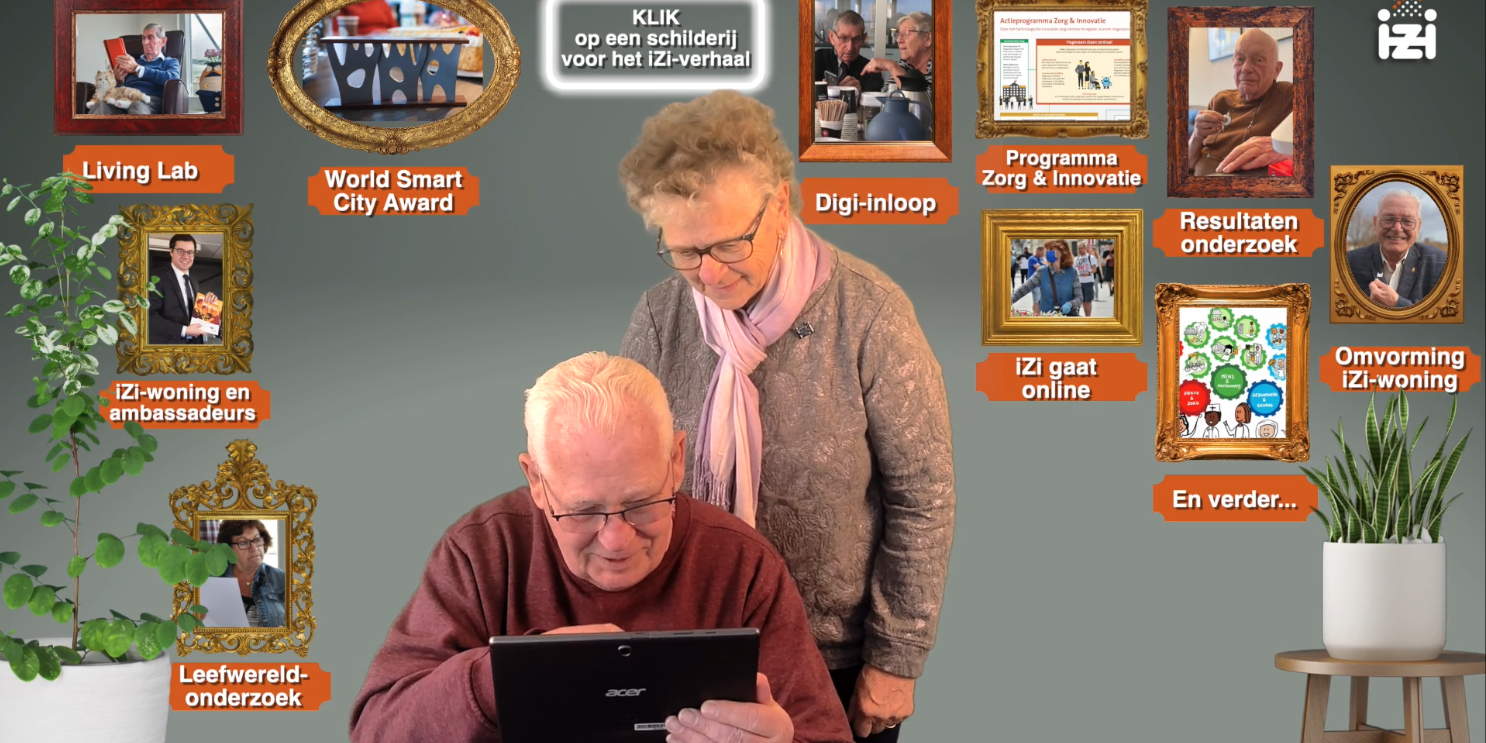 Muur met opties van de video