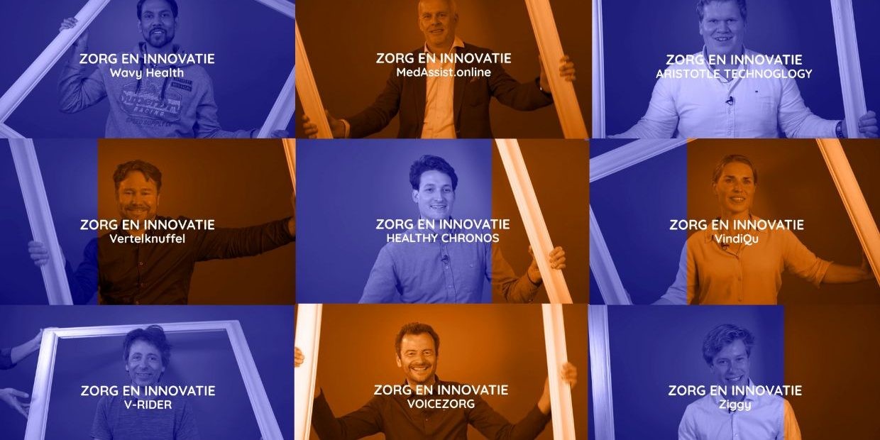 Collage deelnemers van SocialTech